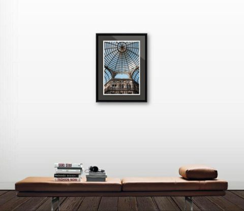 Artistic photo the Galleria Umberto I in Naples, Italy taken by Photographer Scott Allen Wilson.