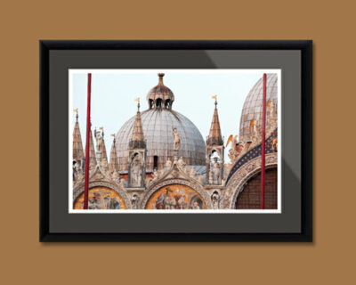 Detailed photo of St. Mark's Basilica in Venice, Italy taken by Photographer Scott Allen Wilson.