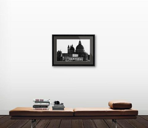 Black and white photo of Santa Maria Della Salute in Venice, Italy by Photographer Scott Allen Wilson