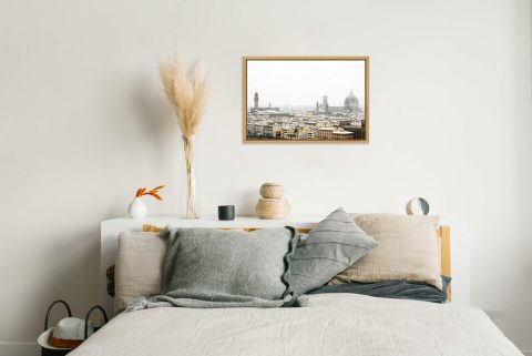 A beautiful photo of Florence, Italy with snowy rooftops taken by Photographer, Scott Allen Wilson