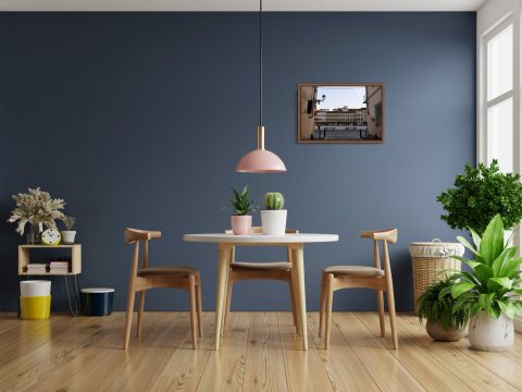 Beautiful and symmetric color print of an empty Piazza del Duomo in Florence, Italy taken by Photographer Scott Allen Wilson.