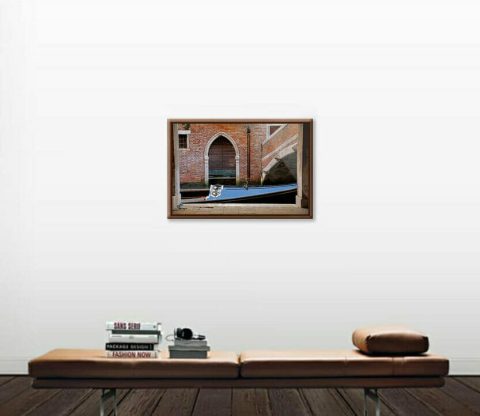 Minimalistic photo of Gondola taken in Venice, Italy by Photographer Scott Allen Wilson