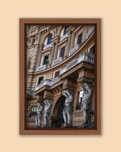 Architecture framed color print taken in Naples Italy by Scott Allen Wilson