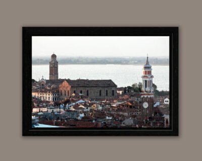 Panoramic view of Venice, Italy taken by Photographer Scott Allen Wilson, capturing Venetian main architectural monuments.