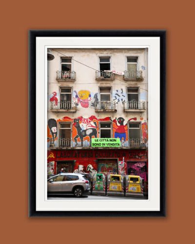 Color framed print wall art taken in Naples Italy by Photographer Scott Allen Wilson