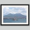 Mount Vesubio framed print in color taken in Naples Italy by Photographer Scott Allen Wilson