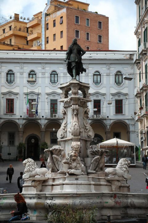 Artistic photo of Fontana di Monteoliveto taken in Naples Italy by Photographer Scott Allen Wilson