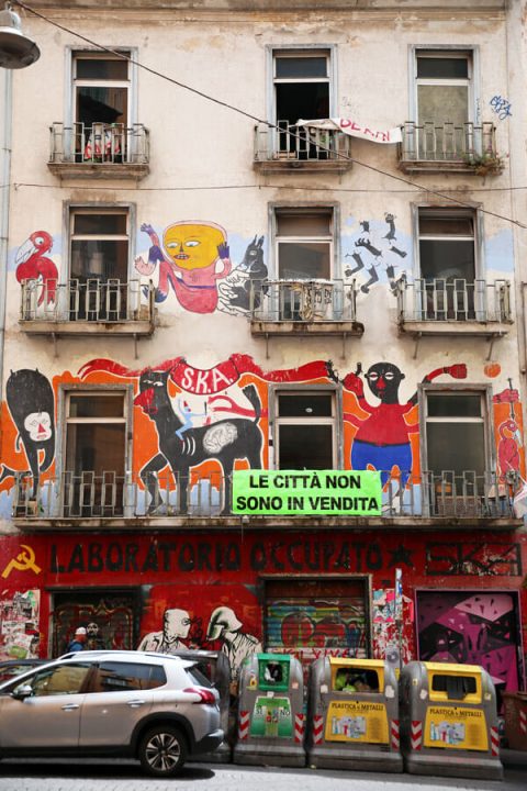 Colorful wall art taken in Naples Italy by Photographer Scott Allen Wilson