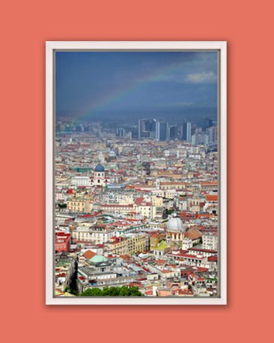 Beautiful view of Naples, Italy taken by Photographer Scott Allen Wilson from La Pedamentina