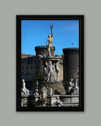 Artistic photo of Fountain of Neptune taken in Naples Italy by Photographer Scott Allen Wilson
