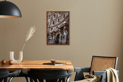 Room decoration with color print taken in Naples Italy by Scott Allen Wilson