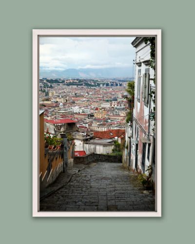 Framed color print taken from La Pedamentina in Naples Italy by Photographer Scott Allen Wilson