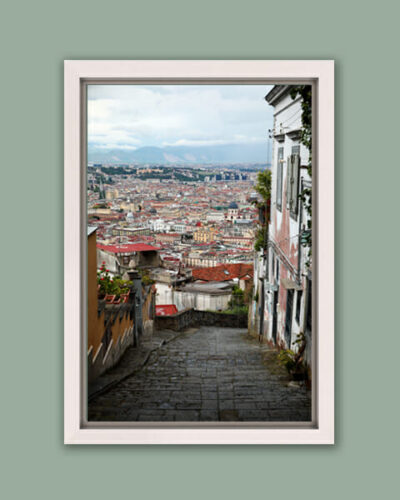 Framed color print taken from La Pedamentina in Naples Italy by Photographer Scott Allen Wilson