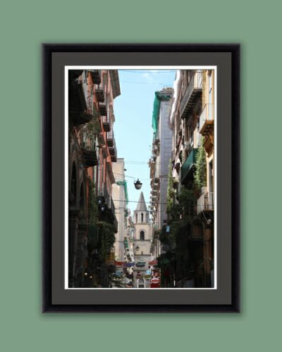 Framed print of Sorbillo Pizza in Naples Italy taken by Photographer Scott Allen Wilson