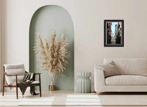 Green design inspiration with print taken in Naples Italy by Photographer Scott Allen Wilson