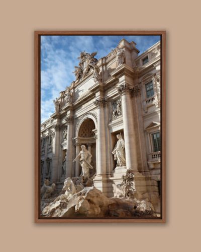 Trevi Fountain photography framed and taken by Photographer Scott Allen Wilson in Rome, Italy