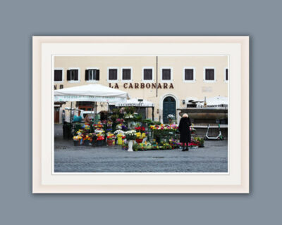 Landscape photograph of Campo de' Fiori was taken by Photographer and Digital Artist Scott Allen Wilson in Rome Italy.