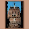 Architecture framed print of Castel Sant'Angelo located in Rome Italy, Michael the Archangel on top, taken by Photographer Scott Allen Wilson