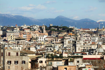 Beautiful landscape view of the city of Rome, Italy taken by Digital Artist and Photographer Scott Allen Wilson.