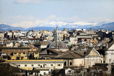 Beautiful landscape view of the city of Rome, Italy taken by Digital Artist and Photographer Scott Allen Wilson.