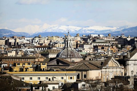 Beautiful landscape view of the city of Rome, Italy taken by Digital Artist and Photographer Scott Allen Wilson.