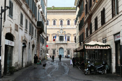 Artistic photography of Palazzo Farnese taken by Photographer Scott Allen Wilson in Rome Italy