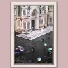 In Florence, Italy, Photographer and Digital Artist, Scott Allen Wilson, captures a view of Piazza Del Duomo with colorful umbrellas on the street.