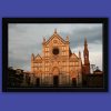 Amazing framed print of Santa Croce Church in the afternoon taken by Photographer Scott Allen Wilson in Florence, Italy.