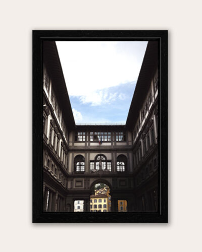 Framed photo of The Uffizi Gallery taken in Florence, Italy by Photographer Scott Allen Wilson