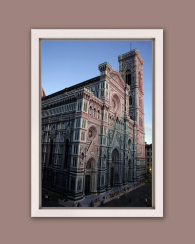 Beautiful color framed photo of the Florence Cathedral taken in Italy by Photographer and Digital Artist, Scott Allen Wilson.