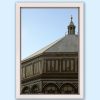 Framed photograph captured by Photographer and Digital Artist, Scott Allen Wilson showing the details of the Baptistry of St. John located in Piazza del Duomo in Florence, Italy.