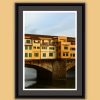 Framed print of a close view of Ponte Vecchio located in Florence, Italy by Photographer Scott Allen Wilson.