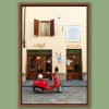 Photo of a red Vespa parked in front of Gelateria Artigianale a Firenze in Florence, Italy taken by Photographer Scott Allen Wilson