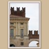 Beautiful print by Photographer Scott Allen Wilson of a corner of Palazzo della Gran Guardia in Verona, Italy.