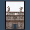 Wooden framed print of a detailed and symmetrical shot of Palazzo Maffei taken in Verona, Italy by Photographer Scott Allen Wilson.