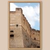 Wooden framed print of Castel Sant'Elmo, the fortress overlooking Naples, captured by Photographer Scott Allen Wilson in Naples, Italy.