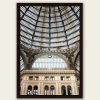 Framed print of Galleria Umberto I taken from a low angle by Photographer Scott Allen Wilson