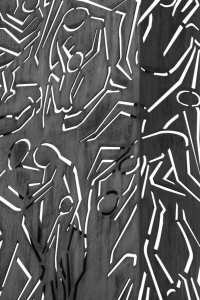 Close shot of the Salvo D'Acquisto monument captured in Naples, Italy by Photographer and Digital Artist, Scott Allen Wilson.