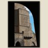 Framed print of the Santa Chiara religious complex in Naples, Italy behind an arched wall taken by Photographer Scott Allen Wilson