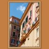 Colorful framed print taken by Photographer Scott Allen Wilson in Via Santa Caterina de Siena located in Naples, Italy