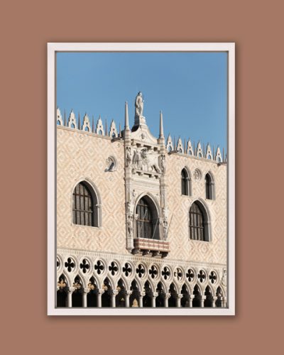 Amazing architectural framed print taken by Photographer Scott Allen Wilson, who portrays the Doge's Palace in Venice, Italy.