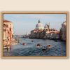 Framed landscape of the motor botes in the Grand Canal located in Venice, Italy taken by Photographer Scott Allen Wilson