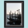 Amazing framed print of a mysterious Venetian dock taken in Venice, Italy by Photographer Scott Allen Wilson