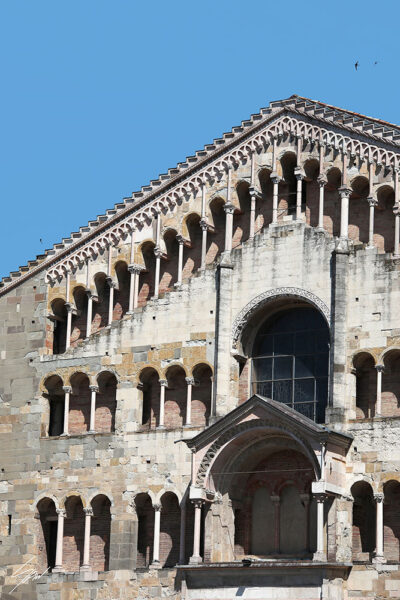 Print of a detail of the Cathedral of Santa Maria Assunta in Parma. Captured by Scott Allen Wilson