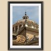 Black framed print of the dome of the Basilica di Santa Maria della Steccata in Parma. Captured by Photographer Scott Allen Wilson