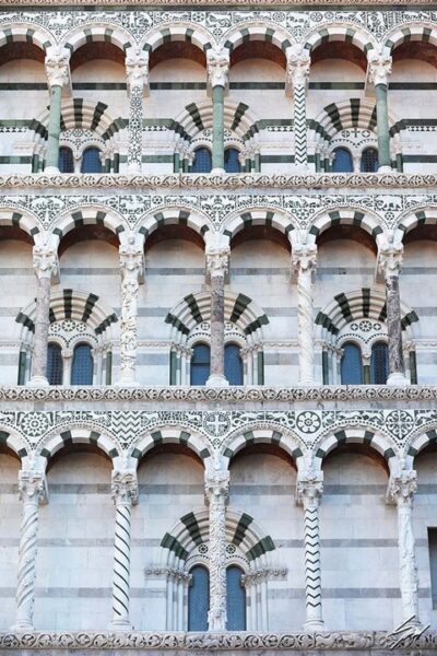 San Francesco Church's façade in the city of Lucca, Italy. By Photographer Scott Allen Wilson.
