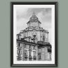 A B&W framed print of the San Lorenzo Church in Torino, Italy. By Photographer Scott Allen Wilson.