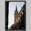 A black framed print of a tower in Turin, Italy. By Photographer Scott Allen Wilson.