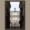 A black framed print of the town hall of Torino, Italy. By Photographer Scott Allen Wilson.