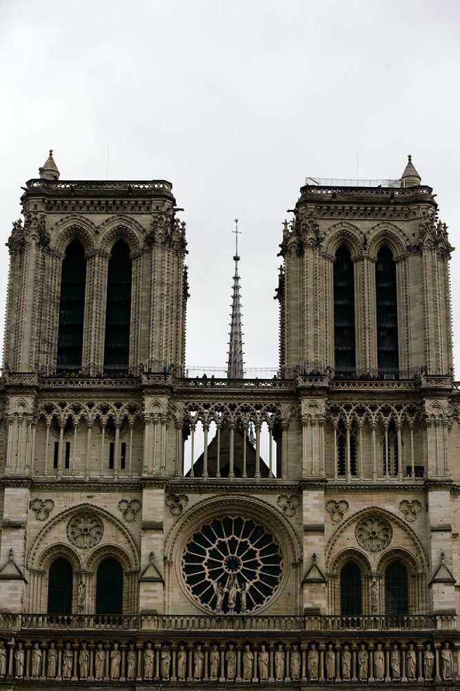 Notre Dame before it burned